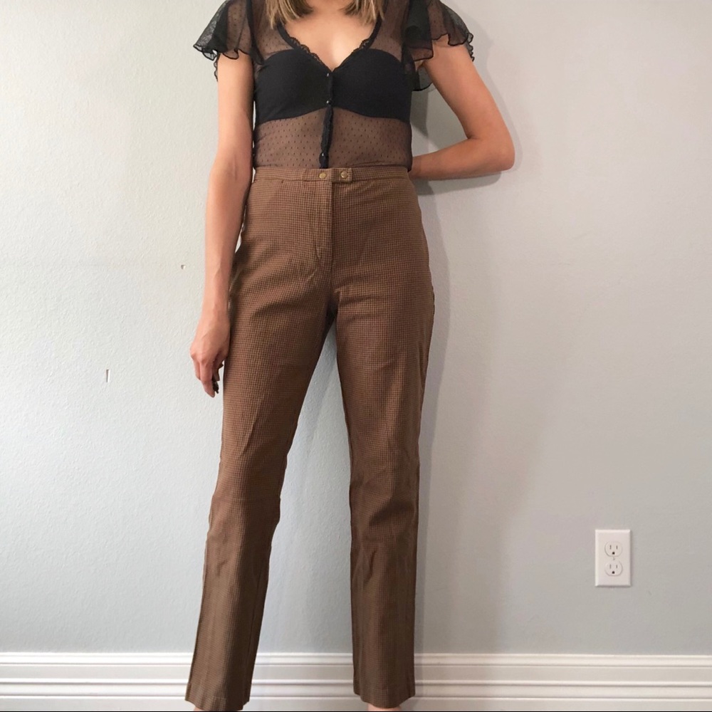 ‼️❗️SOLD❗️‼️90’s houndstooth pants